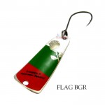 Блесна Iris 2.5 г 32.5 мм FLAG BGR - SV Блесна Iris 2.5 г 32.5 мм FLAG BGR - SV